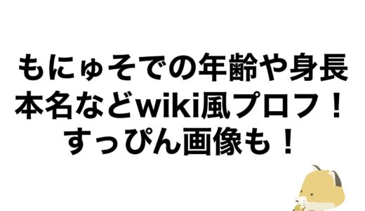 もにゅそでの年齢や身長・本名などwiki風プロフ！すっぴん画像も！