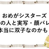 おめがシスターズの中の人と実写・顔バレ！本当に双子なのかも！